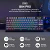 imageEPOMAKER G84 PRO Wireless Gaming Keyboard with ScreenampKnob 75 Creamy Mechanical Keyboard 8000mAh Hot Swappable Silicone Keycaps BT5024GUSBC Mode NKRO RGB Purple Creamy Jade SwitchBlack