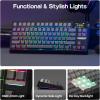 imageEPOMAKER G84 PRO Wireless Gaming Keyboard with ScreenampKnob 75 Creamy Mechanical Keyboard 8000mAh Hot Swappable Silicone Keycaps BT5024GUSBC Mode NKRO RGB Purple Creamy Jade SwitchBlack