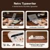 imageEPOMAKER Glyph Wireless Typewriter Retro Mechanical Keyboard Screen amp Knob amp Lever Wrist Rest Round PBT Keycap Hot Swap RGB Custom Software TopMount 75 Creamy Keyboard for PCMAC