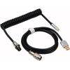 imageEPOMAKER P87 TKL Aluminum Wireless Gaming KeyboardPuff Aviator Coiled USB Cable Type C Detachable Mechanical Gaming Keyboard Cable for WinMacGamers