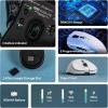 imageEPOMAKER QK108 Full Size Mechanical Keyboard with Screen amp KnobClick Lite Wireless Gaming Mouse