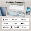 imageEPOMAKER QK108 Full Size Mechanical Keyboard with Screen amp KnobClick Lite Wireless Gaming Mouse