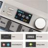 imageEPOMAKER QK108 Full Size Mechanical Keyboard with Screen amp KnobMix 18m Coiled Keyboard Cable USB C to USB A TPU Cable for Mechanical Gaming Keyboard