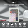 imageEPOMAKER RT82 Wireless Mechanical Keyboard with ScreenEK21 VIA Gasket Number Pad with 1000mAh Battery