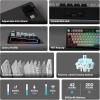 imageEPOMAKER TH80 V2 75 Wireless Mechanical Keyboard with Metal Knob 8000mAh 24GhzBTUSBC RGB Hot Swap Custom Driver PBT Keycap Wireless Gaming Keyboard for PCMac Black Creamy JadeBlack