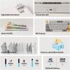 imageEPOMAKER TH80 V2 75 Wireless Mechanical Keyboard with Metal Knob 8000mAh 24GhzBTUSBC RGB Hot Swap Custom Driver PBT Keycap Wireless Gaming Keyboard for PCMac Black Creamy JadeWhite