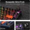 imageEPOMAKER TH80 V2 PRO Wireless Gaming Keyboard with ScreenampKnob 10000mAh 24GhzBTUSBC RGB Hot Swap Custom Driver NKRO PBT Keycap Mechanical Keyboard for PCMac White Creamy JadeBlack