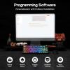 imageEPOMAKER TH80 V2 PRO Wireless Gaming Keyboard with ScreenampKnob 10000mAh 24GhzBTUSBC RGB Hot Swap Custom Driver NKRO PBT Keycap Mechanical Keyboard for PCMac White Creamy JadeBlack
