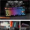 imageEPOMAKER TH80 V2 PRO Wireless Gaming Keyboard with ScreenampKnob 10000mAh 24GhzBTUSBC RGB Hot Swap Custom Driver NKRO PBT Keycap Mechanical Keyboard for PCMac White Creamy JadeBlack