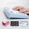 imageEPOMAKER TH99 TriMode Wireless Mechanical Keyboard with 8000mAh BatteryCream Marble 47gf Gaming Keyboard Switches