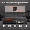 imageEPOMAKER X Aula EA75 MAX Wireless Gaming Keyboard with Screen amp KnobTH33 Wireless Mechanical Numpad