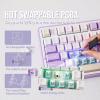 imageEPOMAKER x Aula F75 Gasket Mechanical Keyboard30 PCS Wisteria 39gf Linear Mechanical Keyboard Switches