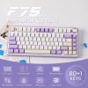 imageEPOMAKER x Aula F75 Gasket Mechanical Keyboard30 PCS Wisteria 39gf Linear Mechanical Keyboard Switches