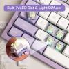 imageEPOMAKER x Aula F75 Gasket Mechanical Keyboard35 Pieces Wisteria V2 Linear 38gf Keyboard Switches Set