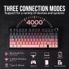 imageEPOMAKER x Aula F75 Ultra Wireless Gaming Keyboard with Knob 10000mAh Hot Swap RGB PBT Keycap Creamy Sound VIA 75 Mechanical Keyboard for WinMac Blue Pink MintBlack Pink
