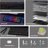 imageEPOMAKER x Aula F75 Ultra Wireless Gaming Keyboard with Knob 10000mAh Hot Swap RGB PBT Keycap Creamy Sound VIA 75 Mechanical Keyboard for WinMac Blue Pink MintBlack