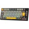 imageEPOMAKER Ajazz AK820 PRO ISOES Teclado Mecnico Inalmbrico con Pantalla amp Perilla 24GBTUSB RGB Software Personalizado Teclado Gaming de 75 Distribucin Espaola para PCMac BlackBlack