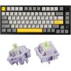 imageEPOMAKER Ajazz AK820 Pro 75 Mechanical Gaming Keyboard GasketMounted with TFT Smart Display amp Knob  Wisteria 39gf Linear Switches