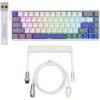 imageEPOMAKER Aula WIN68 HE Magnetic KeyboardPuff Aviator Coiled USB Cable Type C Detachable Mechanical Gaming Keyboard Cable for WinMacGamers