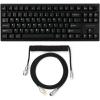 imageEPOMAKER P87 TKL Aluminum Wireless Gaming KeyboardMix 18m Coiled Keyboard Cable USB C to USB A TPU Cable for Mechanical Gaming Keyboard
