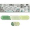 imageEPOMAKER QK108 Full Size Mechanical Keyboard with Screen amp KnobCloudGel Wrist Rest for Keyboard and Mouse