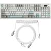 imageEPOMAKER QK108 Full Size Mechanical Keyboard with Screen amp KnobMix 18m Coiled Keyboard Cable USB C to USB A TPU Cable for Mechanical Gaming Keyboard