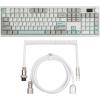 imageEPOMAKER QK108 Full Size Mechanical Keyboard with Screen amp KnobPuff Aviator Coiled USB Cable Type C Detachable Mechanical Gaming Keyboard Cable for WinMacGamers