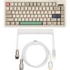 imageEPOMAKER RT82 Wireless Mechanical Keyboard with ScreenPuff Aviator Coiled USB Cable