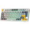 imageEPOMAKER TH80 V2 75 Wireless Mechanical Keyboard with Metal Knob 8000mAh 24GhzBTUSBC RGB Hot Swap Custom Driver PBT Keycap Wireless Gaming Keyboard for PCMac Black Creamy JadeWhite