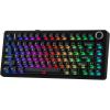 imageEPOMAKER x Aula F75 Ultra Wireless Gaming Keyboard with Knob 10000mAh Hot Swap RGB PBT Keycap Creamy Sound VIA 75 Mechanical Keyboard for WinMac Blue Pink MintBlack