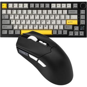imageEPOMAKER AK820 Pro 75 Wireless Mechanical KeyboardClick Lite Wireless Gaming Mouse