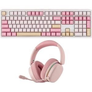 imageEPOMAKER TH108 Full Size Mechanical KeyboardG7 Pro Wireless Gaming Headset