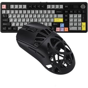 imageEPOMAKER TH99 PRO 96 Mechanical Keyboard with Screen amp KnobCarbon X Wireless Gaming Mouse