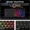 imageEPOMAKER SmokFiber Keycaps Set  120 Keys SidePrinted PC ShineThrough Keycaps Cherry Profile NonSlip MXStem Compatible for 6168848798100104 ANSI Layout Mechanical Gaming Keyboards