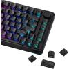 imageEPOMAKER SmokFiber Keycaps Set  120 Keys SidePrinted PC ShineThrough Keycaps Cherry Profile NonSlip MXStem Compatible for 6168848798100104 ANSI Layout Mechanical Gaming Keyboards