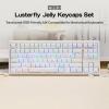 imageEPOMAKER TH99 PRO 96 Mechanical Keyboard with Screen amp KnobLusterfly Jelly Keycaps Set  123 Keys DoubleShot Laser Engraved