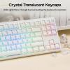 imageEPOMAKER TH99 PRO 96 Mechanical Keyboard with Screen amp KnobLusterfly Jelly Keycaps Set  123 Keys DoubleShot Laser Engraved