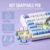 imageEPOMAKER X Aula F75 MAX Wireless Mechanical Keyboard with TFT Screen and KnobSorane 39gf Gaming Keyboard Switches Set