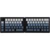 imageEPOMAKER Split70 Wireless Ergonomic Keyboard with QMKVIA and Knob Mechanical Gaming Keyboard with RGB HotSwap Creamy Linear Switch PBT Keycap Gasket Mac Modifier 70 Split Layout WhiteBlack