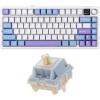 imageEPOMAKER X Aula F75 MAX Wireless Mechanical Keyboard with TFT Screen and KnobSorane 39gf Gaming Keyboard Switches Set