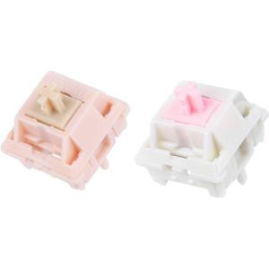 imageEPOMAKER Nude Rosa 40gf Silent Gaming Keyboard SwitchesRoseveil Silent Keyboard Switch for Mechanical Gaming Keyboard