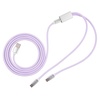 image:imageEPOMAKER 2in1 USBC Dual 8K Gaming Keyboard Cable Single Crystal Copper Braided Charging CableUSB A to Type C for Mechanical KeyboardsMagnetic KeyboardMiceHubs Black GlossPurple