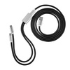 image:imageEPOMAKER 2in1 USBC Dual 8K Gaming Keyboard Cable Single Crystal Copper Braided Charging CableUSB A to Type C for Mechanical KeyboardsMagnetic KeyboardMiceHubs Black GlossBlack