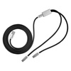 image:imageEPOMAKER 2in1 USBC Dual 8K Gaming Keyboard Cable Single Crystal Copper Braided Charging CableUSB A to Type C for Mechanical KeyboardsMagnetic KeyboardMiceHubs Black GlossBlack