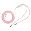 image:imageEPOMAKER 2in1 USBC Dual 8K Gaming Keyboard Cable Single Crystal Copper Braided Charging CableUSB A to Type C for Mechanical KeyboardsMagnetic KeyboardMiceHubs Black GlossPink