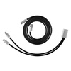 image:imageEPOMAKER 2in1 USBC Dual 8K Gaming Keyboard Cable Single Crystal Copper Braided Charging CableUSB A to Type C for Mechanical KeyboardsMagnetic KeyboardMiceHubs Black GlossBlack
