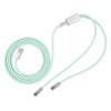 image:imageEPOMAKER 2in1 USBC Dual 8K Gaming Keyboard Cable Single Crystal Copper Braided Charging CableUSB A to Type C for Mechanical KeyboardsMagnetic KeyboardMiceHubs Black GlossGreen