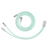 image:imageEPOMAKER 2in1 USBC Dual 8K Gaming Keyboard Cable Single Crystal Copper Braided Charging CableUSB A to Type C for Mechanical KeyboardsMagnetic KeyboardMiceHubs Black GlossGreen