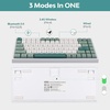 image:imageEPOMAKER EP84 Pro Upgraded 75 RGB Hot Swappable 24GHzBluetooth 50USBC Wired Mechanical Gaming Keyboard with Programmable Software NKRO Dye Sublimation PBT Keycaps for MacWinGamersFlamingo