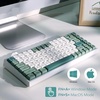 image:imageEPOMAKER EP84 Pro Upgraded 75 RGB Hot Swappable 24GHzBluetooth 50USBC Wired Mechanical Gaming Keyboard with Programmable Software NKRO Dye Sublimation PBT Keycaps for MacWinGamersFlamingo